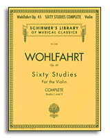 Hal Leonard 50485504 - Franz Wohlfahrt - 60 Studies, Op. 45 Complete (Violin) - JCS.UA