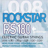 Струны для электрогитары Galli Rock Star RS180 (08-39) Extra Super Light - JCS.UA