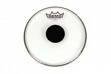 Пластик для барабана REMO Batter, CONTROLLED SOUND, Clear, 8 "Diameter, BLACK DOT On Top - JCS.UA