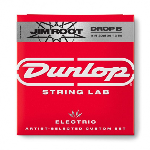 Струни DUNLOP JRN1156DB JIM ROOT STRING LAB SERIES GUITAR STRINGS 11-56 | DROP B - JCS.UA