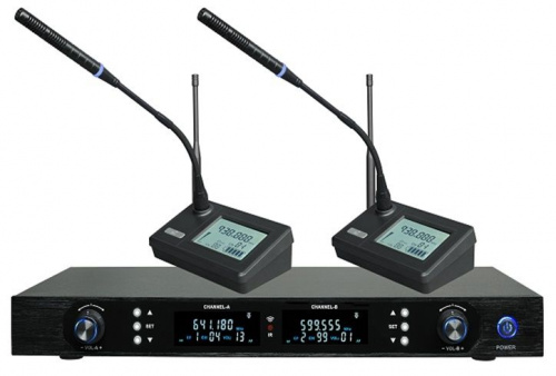Бездротова мікрофонна конференц система Emiter-S TA-U803 - JCS.UA