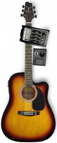 Гітара електроакустична Stagg SW203CETU-SB - JCS.UA