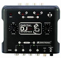 Цифровий DJ USB інтерфейс OMNITRONIC DDI 4x4 - JCS.UA