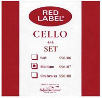 Струни для віолончелі Super-Sensitive Red Label SS6107 (Medium) - JCS.UA