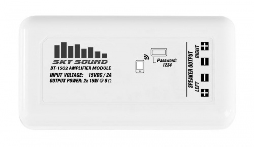 Активний бездротовий програвач SKY SOUND BT-1502 Bluetooth (2*15W) - JCS.UA фото 4