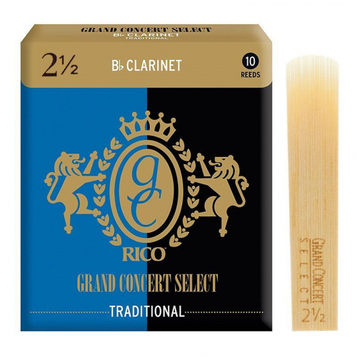 Тростина для кларнета D'ADDARIO Grand Concert Select - Bb Clarinet #2.5 (1шт) - JCS.UA