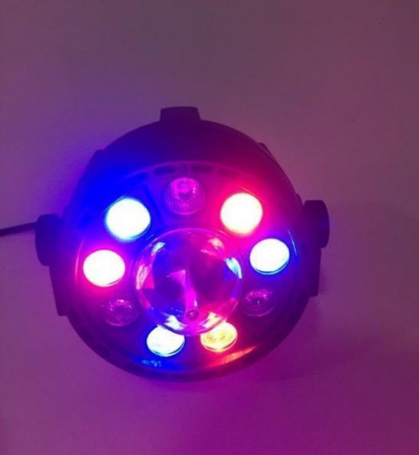 Пар New Light PL-99C Mini LED PAR LIGHT 9*1W with crystall ball - JCS.UA фото 2
