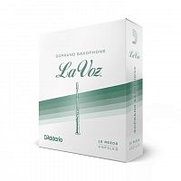 Тростини для сопрано саксофона D'ADDARIO La Voz - Soprano Sax Medium Soft - 10 Pack - JCS.UA
