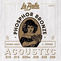 Струни для акустичної гітари La Bella 7GPT - JCS.UA