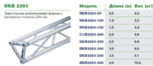 Алюминиевая ферма SOUNDKING  DKB2203-200 (SKDKB2203-200) - JCS.UA фото 2