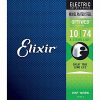 Струни для електрогітари Elixir EL OW 8 L - JCS.UA