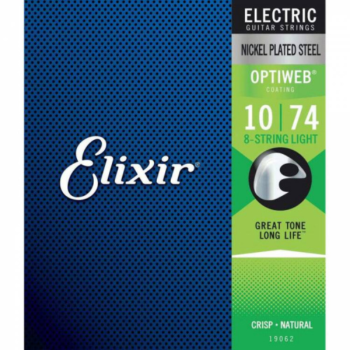 Струни для електрогітари Elixir EL OW 8 L - JCS.UA