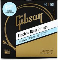 Струни для бас-гітар GIBSON SBG-SSM SHORT SCALE BRITE WIRE BASS STRINGS MEDIUM - JCS.UA