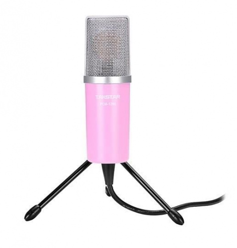 Мікрофон Takstar PCM-1200p, рожевий - JCS.UA