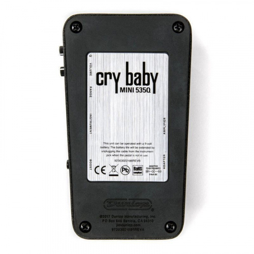 Педаль DUNLOP CBM535Q Cry Baby Mini 535Q - JCS.UA фото 5