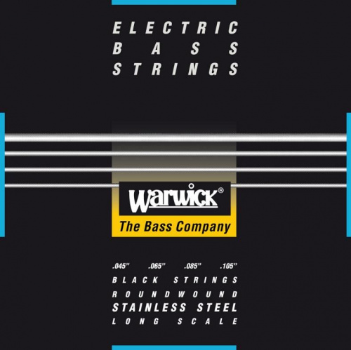 Струны WARWICK 40200 Black Label Medium 4-String (45-105) - JCS.UA