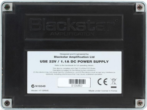 Педаль эффектов Blackstar HT-Drive - JCS.UA фото 9