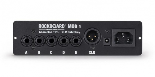Патч панель для педалборд ROCKBOARD MOD 1 V2 All-in-One TRS & XLR, IEC & Barrel Patchbay - JCS.UA фото 3
