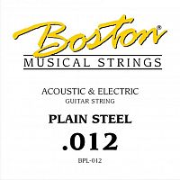 Струна для акустической или электрогитары Boston BPL-012 - JCS.UA