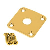 Разъем-планка для электрогитары GOTOH JCB-4 GG Jack Cover (Gold) - JCS.UA