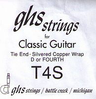 Струна для класичної гітари GHS STRINGS T4S SINGLE STRING CLASSIC - JCS.UA