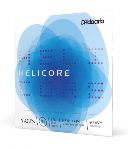 Струни D'Addario H310 4 / 4H HELICORE VIOLIN STRING SET 4/4 Scale Heavy Tension - JCS.UA
