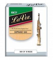Тростини для сопрано саксофона RIC10SF RICO La Voz - Soprano Sax Soft - 10 Pack - JCS.UA