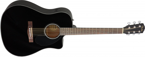 Электроакустическая гитара FENDER CD-60SCE BLACK - JCS.UA фото 2