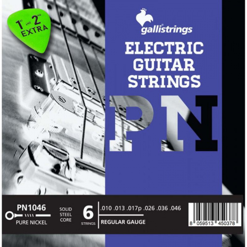 Струни для електрогітари Gallistrings PN1046 REGULAR - JCS.UA