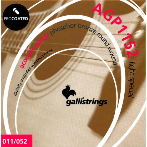 Струны для акустической гитары Gallistrings AGP1152 LIGHT SPECIAL - JCS.UA