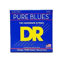 Струни DR STRINGS PHR-12 PURE BLUES ELECTRIC GUITAR STRINGS - EXTRA HEAVY (12-52) - JCS.UA