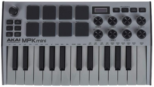 MIDI клавиатура AKAI MPK Mini MK3 Grey - JCS.UA