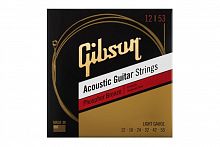 Струни для акустичних гітар GIBSON SAG-PB12 PHOSPHOR BRONZE ACOUSTIC GUITAR STRINGS 12-53 ULTRA-LIGHT - JCS.UA