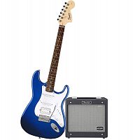 Гитарный набор Fender Squier Affinity Strat HSS & G-Dec Jr, Amp - Metallic Blue - JCS.UA