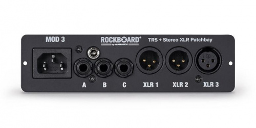 Патч панель для педалборда ROCKBOARD RBO B MOD 3 V2 All-in-One TRS & XLR Patchbay for Vocalists & Acoustic Players - JCS.UA фото 3