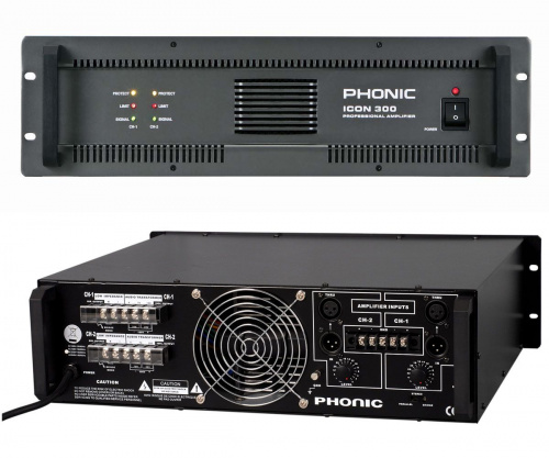 Підсилювач потужності Phonic ICON 300 - JCS.UA