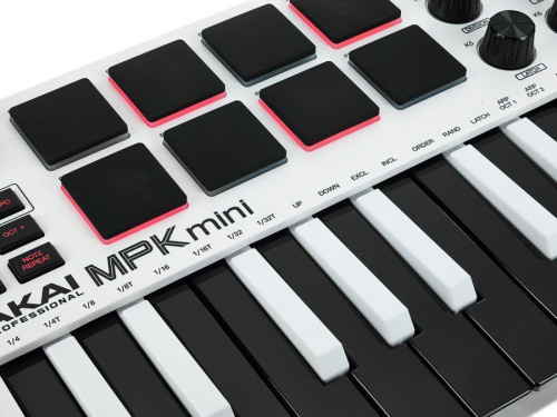 MIDI-клавиатура AKAI MPK MINI MK3 White - JCS.UA фото 5