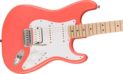 Електрогітара SQUIER BY FENDER SONIC STRATOCASTER HSS MN TAHITY CORAL - JCS.UA фото 4