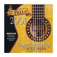 Струны для классической гитары La Bella 2001 Classical – Medium Tension - JCS.UA