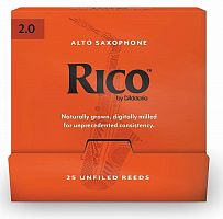 Тростини для саксофона D'Addario RJA0120-B25 Rico - Alto Sax # 2.0 - 25 Pack - JCS.UA