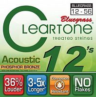 Струны для акустической гитары CLEARTONE 7423 ACOUSTIC PHOSPHOR BRONZE BLUEGRASS (12-56) - JCS.UA
