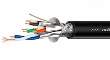 Гнучкий кабель категорії Roxtone C6AP, 4x2х0.22 кв. мм, вн. діаметр 8 мм, 100 м - JCS.UA