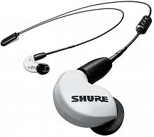 Внутрішньоканальні навушники Shure SE215SPE-W + BT2-EFS - JCS.UA