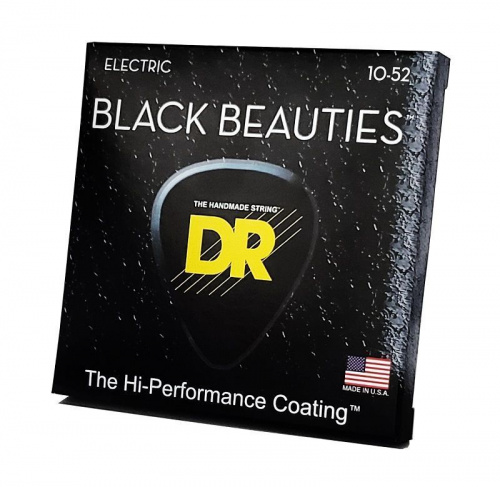 Cтруни DR STRINGS BKE-10/52 BLACK BEAUTIES ELECTRIC - BIG HEAVY (10-52) - JCS.UA фото 2