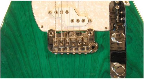 Электрогитара G&L ASAT Z3 (Clear Forest Green, maple, 3-ply Pearl). № CLF45565 - JCS.UA фото 5