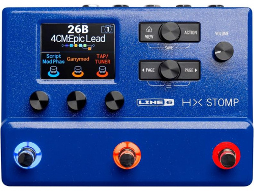 Процессор эффектов LINE6 HX Stomp Limited Edition Blue - JCS.UA