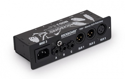 Патч панель для педалборд ROCKBOARD MOD 3 V2 All-in-One TRS & XLR Patchbay for Vocalists & Acoustic Players - JCS.UA фото 2
