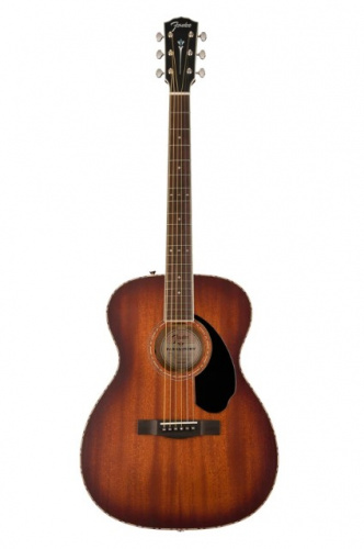 Гітара електроакустична FENDER PO-220E ORCHESTRA ALL MAHOGANY WITH CASE AGED COGNAC BURST  - JCS.UA