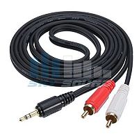 Міжблочний кабель Mini Jack - 2RCA SKY SOUND RC-002 (3m) PRO - JCS.UA