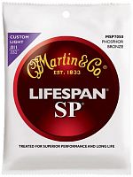 Струни MARTIN MSP7050 SP Lifespan 92/8 Phosphor Bronze Custom Light (11-52) - JCS.UA